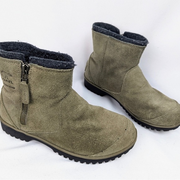 Sorel Meadow Waterproof Suede Booties - Picture 3 of 11